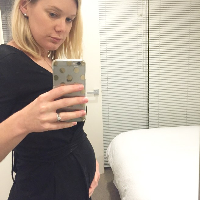 Pregnant with Amelie